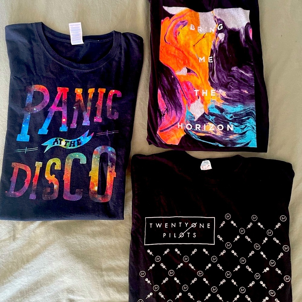 emo Band tee bundle